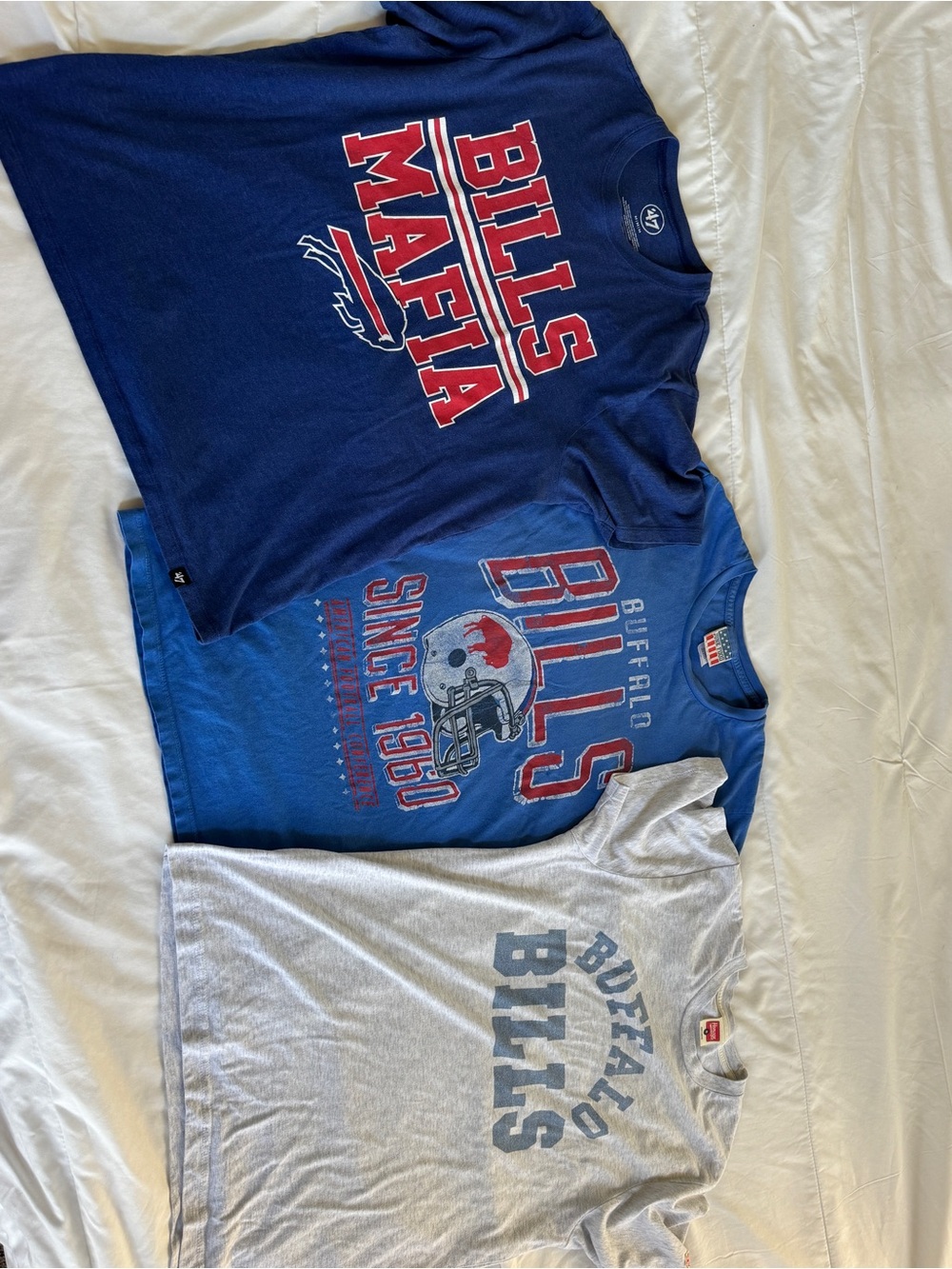 3 Pack of Buffalo Bills Shirts